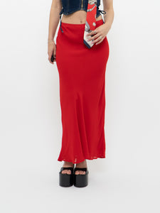 REFORMATION x Red Maxi Skirt (S, M)