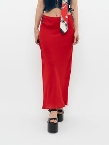 REFORMATION x Red Maxi Skirt (S, M)