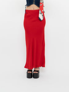 REFORMATION x Red Maxi Skirt (S, M)