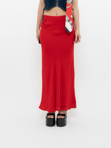 REFORMATION x Red Maxi Skirt (S, M)