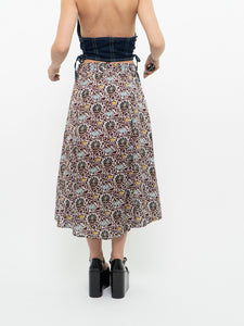 A.L.C. x Floral Button-up Silk Skirt (S, M)