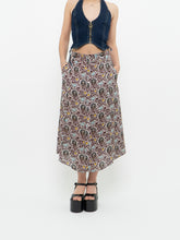 Load image into Gallery viewer, A.L.C. x Floral Button-up Silk Skirt (S, M)