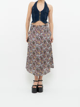 Load image into Gallery viewer, A.L.C. x Floral Button-up Silk Skirt (S, M)