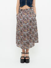 Load image into Gallery viewer, A.L.C. x Floral Button-up Silk Skirt (S, M)