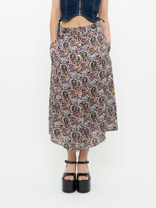 A.L.C. x Floral Button-up Silk Skirt (S, M)