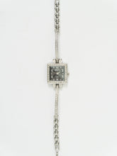 Load image into Gallery viewer, Vintage x Silver Square Rhinestone Watch