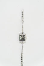 Load image into Gallery viewer, Vintage x Silver Square Rhinestone Watch