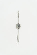 Load image into Gallery viewer, Vintage x Silver Square Rhinestone Watch