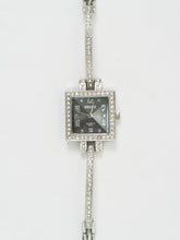 Load image into Gallery viewer, Vintage x Silver Square Rhinestone Watch