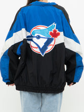 Load image into Gallery viewer, Vintage x Made in Canada x BLUE JAYS MLB Windbreaker (XL)