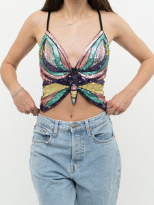 Modern x Colourful Sequin Butterfly Top (S-L)