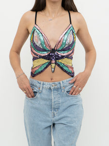 Modern x Colourful Sequin Butterfly Top (S-L)