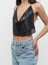 Load image into Gallery viewer, GARAGE x Black Chainlink Crop Top (S-L)