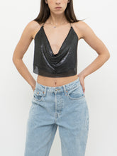 Load image into Gallery viewer, GARAGE x Black Chainlink Crop Top (S-L)