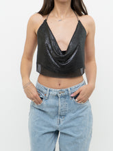 Load image into Gallery viewer, GARAGE x Black Chainlink Crop Top (S-L)