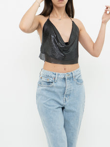 GARAGE x Black Chainlink Crop Top (S-L)