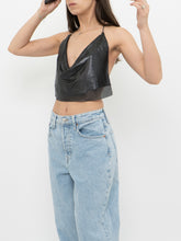 Load image into Gallery viewer, GARAGE x Black Chainlink Crop Top (S-L)