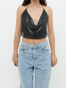 GARAGE x Black Chainlink Crop Top (S-L)