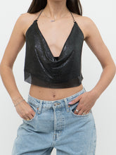 Load image into Gallery viewer, GARAGE x Black Chainlink Crop Top (S-L)