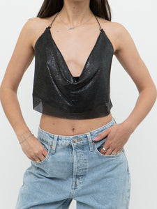 GARAGE x Black Chainlink Crop Top (S-L)