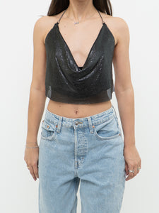 GARAGE x Black Chainlink Crop Top (S-L)