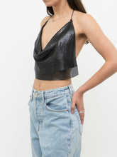 Load image into Gallery viewer, GARAGE x Black Chainlink Crop Top (S-L)