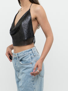 GARAGE x Black Chainlink Crop Top (S-L)