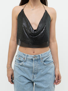 GARAGE x Black Chainlink Crop Top (S-L)