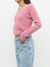 Load image into Gallery viewer, Modern x NOBO Cotton-Blend Pink Ribbed Knit Sweater (XS, S)