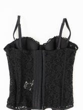 Load image into Gallery viewer, ROSELLE x Black Mesh Corset (34B)