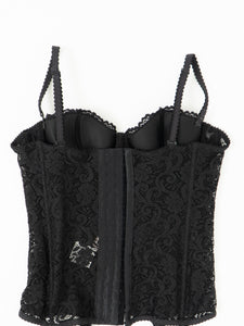 ROSELLE x Black Mesh Corset (34B)