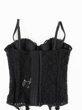 Load image into Gallery viewer, ROSELLE x Black Mesh Corset (34B)