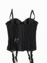 Load image into Gallery viewer, ROSELLE x Black Mesh Corset (34B)