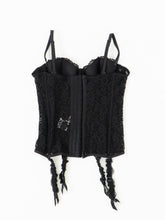 Load image into Gallery viewer, ROSELLE x Black Mesh Corset (34B)