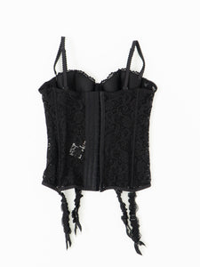 ROSELLE x Black Mesh Corset (34B)