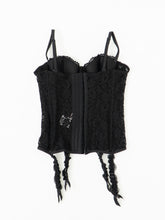 Load image into Gallery viewer, ROSELLE x Black Mesh Corset (34B)