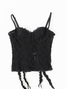 ROSELLE x Black Mesh Corset (34B)