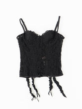 Load image into Gallery viewer, ROSELLE x Black Mesh Corset (34B)