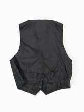 Load image into Gallery viewer, Vintage x BOUNDARY WATERS Black Suede Patterned Leather Vest (M)