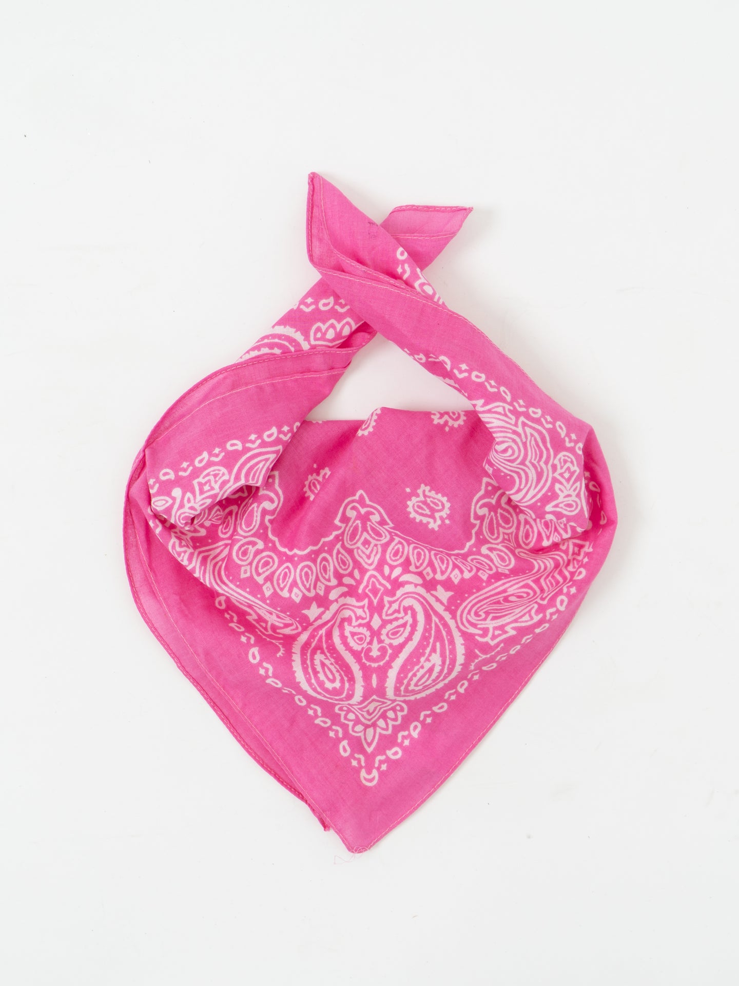 Vintage x Pink Paisley Bandana