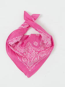 Vintage x Pink Paisley Bandana