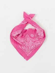 Vintage x Pink Paisley Bandana