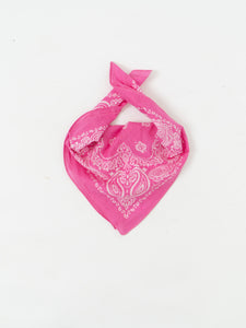 Vintage x Pink Paisley Bandana