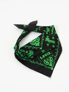 Vintage x Green, Black Levis Bandana