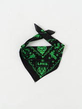 Load image into Gallery viewer, Vintage x Green, Black Levis Bandana