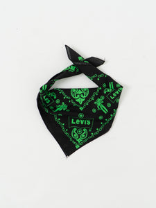 Vintage x Green, Black Levis Bandana