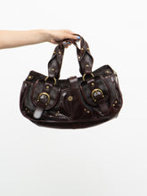 Load image into Gallery viewer, Vintage x Deep Plum Pony Hair Pocket Purse