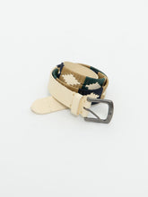 Load image into Gallery viewer, Vintage x Cream Threaded Leather Belt (M, L)