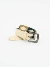 Load image into Gallery viewer, Vintage x Cream Threaded Leather Belt (M, L)