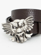 Load image into Gallery viewer, Vintage x Made in Italy x CAMBIO Gargoyle Leather Belt (M, L)